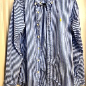 Ralph Lauren Custom Fit Striped Dress Shirt
